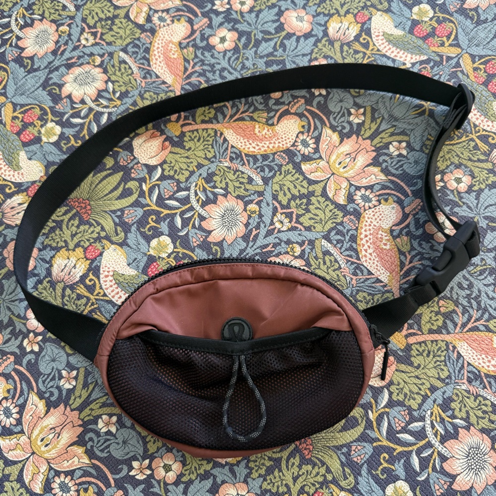 lululemon athletica Small Round Crossbody Bag in Brown and Black